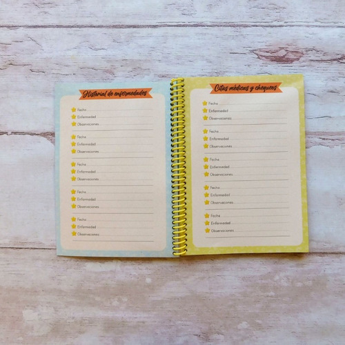 Agendas Control Embarazo Y Pediátrico - Futura Mamá - Bebés