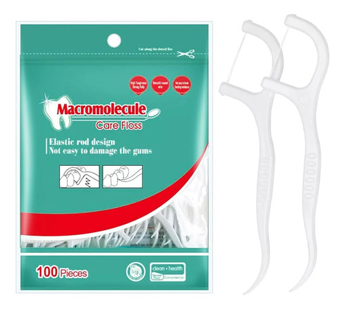 Hilo Dental Set 100 Piezas Limpieza Bucal Dientes Higiene