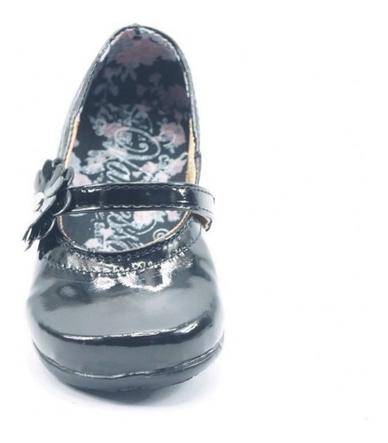 Zapato Escolar De Niña Marca Vanessa Piel Negro 214