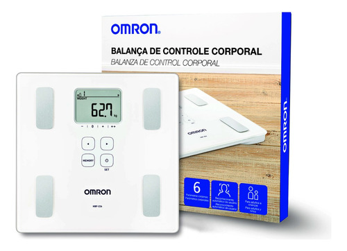 Bascula Corporal Omron Con Reconocimiento De Usuario Hbf-226
