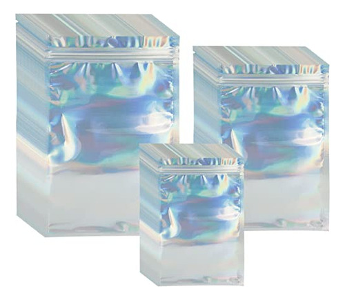 300 Pack 3 Tallas Bolsas De Mylar Resealable 5n765