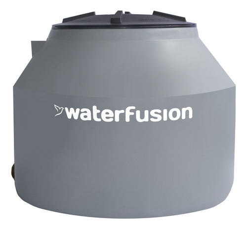 Tanque de agua WaterFusion Tricapa vertical polietileno 300L gris oscuro.