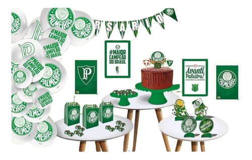 Festa Do Palmeiras - Kit Decorativo Só Um Bolinho