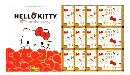 1 Álbum Hello Kitty Anniversary + 50 Figurinhas (10 Env)