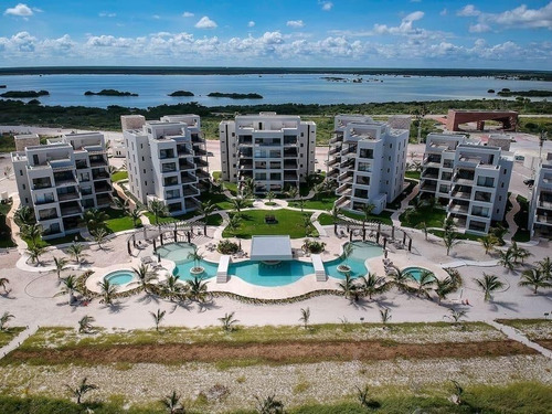 Departamento Amueblado En La Playa En Renta En Almares, Kinuh Telchac Puerto.