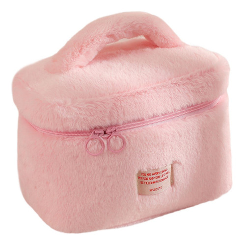 Bolsa De Maquillaje De Felpa, Bolsa De Artículos De Tocador