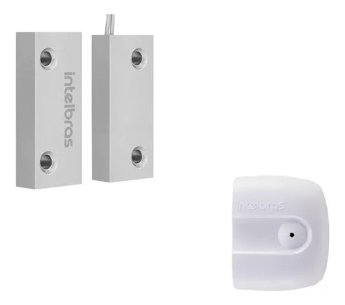 Sensor Xas Porta Aço + Transmissor Sem Fio Tx 4020 Intelbras