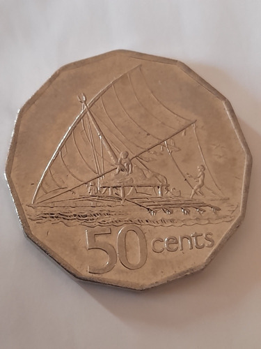 Moneda Fiji 50 Cents 1992(x1259
