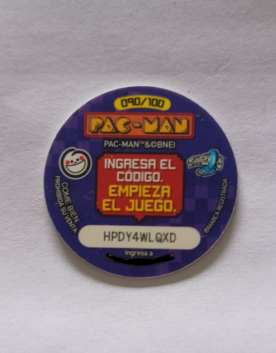 Tazo Pac Man 090/100 (Usado)