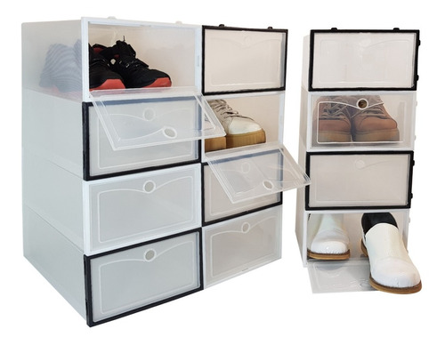 Organizador De Zapatos Tapa Rígida Pack 6 Talle 40 Premium