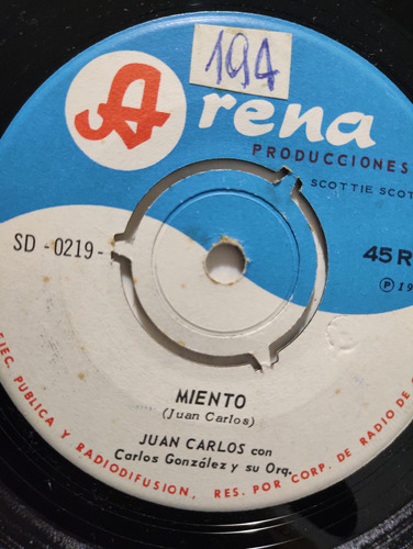 Vinilo Single De Juan Carlos Al Amanecer (y51-x101