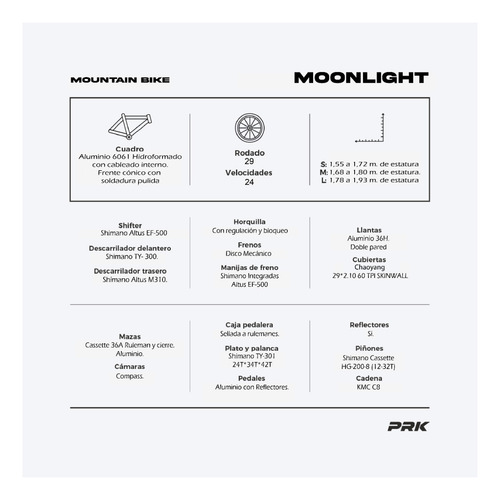 Mountain Bike Moonlight R29 24v