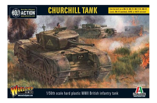 Bolt Action Churchill Tanque (plástico)