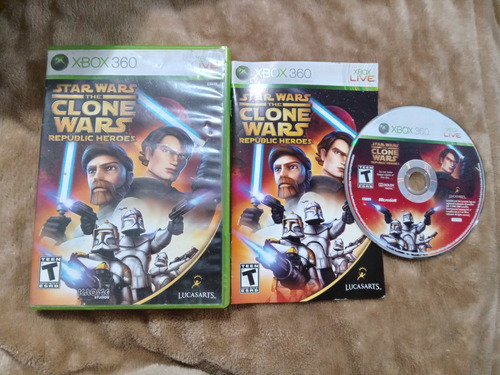 Star Wars The Clone Wars Republic Heroes Com Para Xbox 360