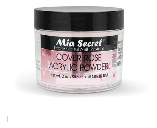 Polímero/polvo Acrílico Cover Rose Mia Secret 59 Grs