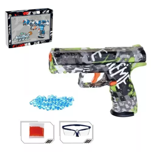 Arma Arminha De Brinquedo Automática Camuflada Bolinha Gel 