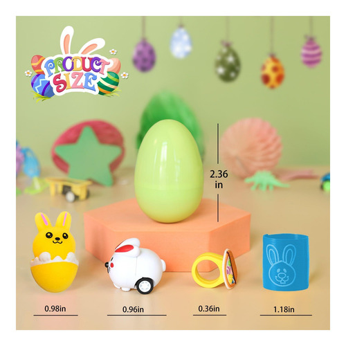 Toaper 160pcs Huevos De Pascua Prestados A Granel Con Huevos