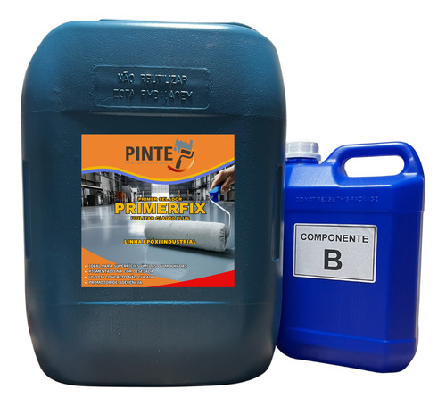 Primerfix - Promotor De Aderência Epóxi 18l - Verde Folha Verde Folha Brilhante