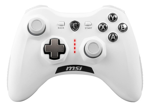 Controlador De Juegos Msi Force Gc30v2 Inalámbrico Blanco