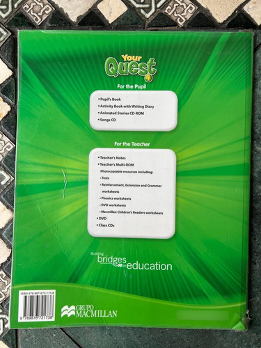 Your Quest 4 - Pupil´s And Activity Book - Macmillan (Usado)