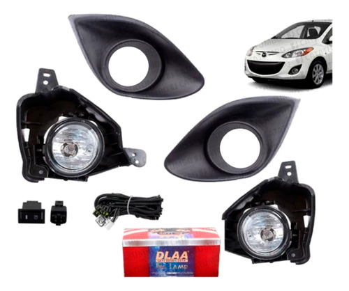 Kit Neblinero Para Mazda 2 2011 2015 