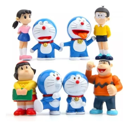 Figuras Serie Animada Doraemon El Gato Cósmico Muñecos