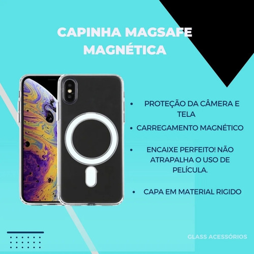 Capa Case Magsafe Para iPhone XR Tpu
