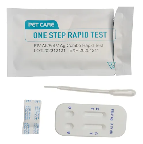 Test Rapido Leucemia/ Vih Felino (caja 10 Test Fiv/felv)