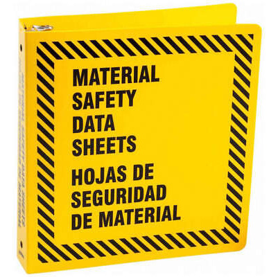 Brady 48756y Binder,bilingual,2-1/8 In. D Aan