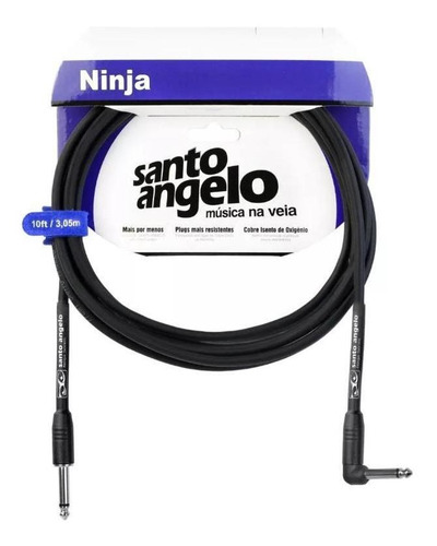 Imagem 2 de 3 de Cabo P10 X P10l Santo Angelo Ninja L 25ft - 7.62m