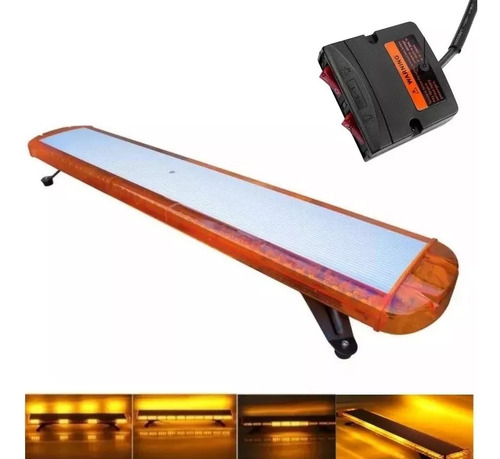 Baliza Led De 1.20cm Estroboscopica Color Ambar