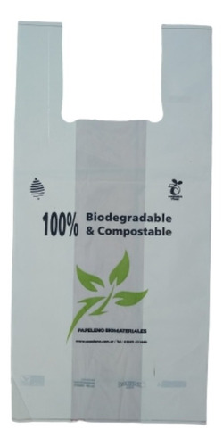 Bolsas 100% Biodegradables Compostables Camiseta 40x50 X Kg