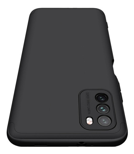 Carcasa Para Xiaomi Poco M3 - 360° - Marca Gkk Color Negro