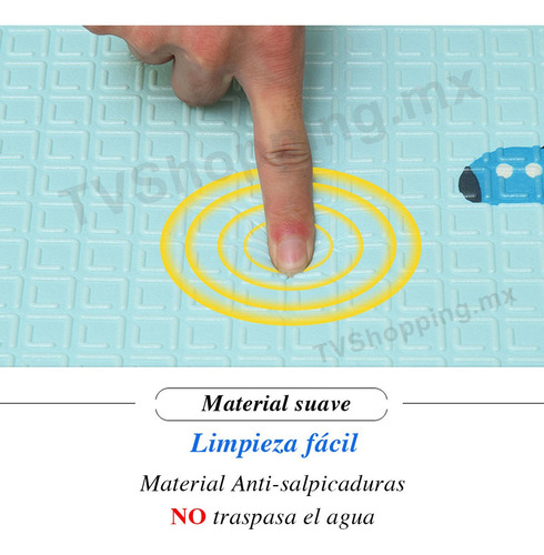 Tapete Alfombra Colchoneta Didáctico Para Bebe Doble Vista