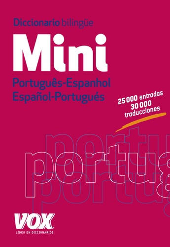 Libro Diccionario Portugues Mini De Larousse Editorial Vox