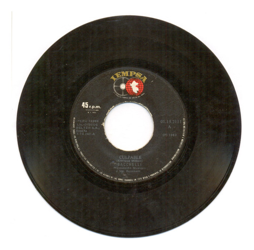 Culpable - Equivocada - Bacchelli - Vinilo 45rpm