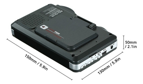 Cx Detector De Coche Antirradar Dvr 2 En 1, 720p, Velocidad
