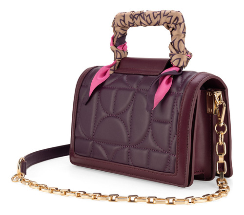 Bolsa Briefcase Cloe Inaxy I Mediano Color Violeta