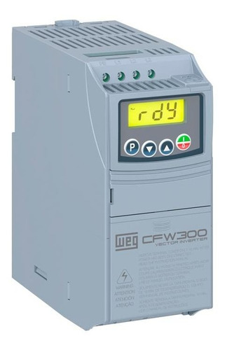 Inversor De Frequência Weg Cfw300 1,5cv 6a 220v Mono/tri