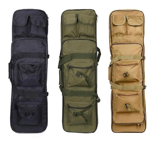 Mochila Táctica Militar Porta Rifle Caza Pistola Airsoft