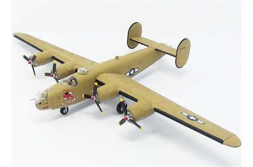 Kit de bombardero B-24j Liberator Buffalo Bill 1/92 Atlantis 218
