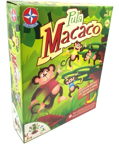 Jogo Infantil Divertido Pula Macaco Acerte a Árvore Original