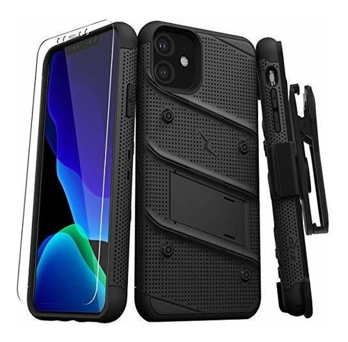 Funda Zizo Bolt Para iPhone 11 Con Kickstand Y Ssxdv