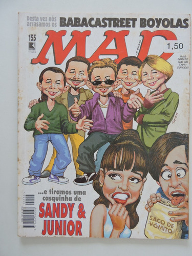 Mad #155 Fev/2000 Sandy E Júnior (Usado)