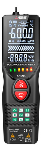 Aneng Multímetro Digital Inteligente 6000 Conteos Tester Con