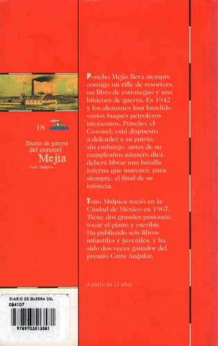 Diario De Guerra Del Coronel Mejía - Toño Malpica - Sm