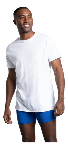 Camiseta De Algodón Para Hombre, Corte Cómodo Y Ajustado