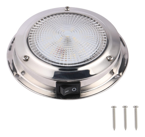 Besramtic Luz Led Cupula Marina Para Cabina Barco Blanca 12