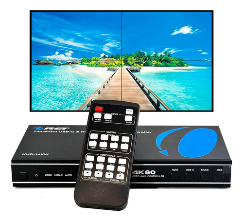 Orei Video Wall 2x2 Hdmi 4k Uhd - Múltiples Modos / Bcv