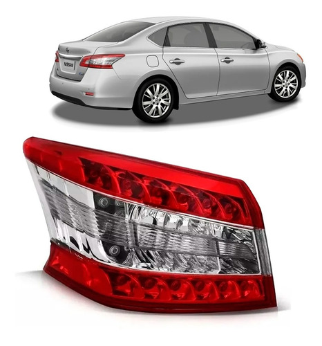 Lanterna Traseira Sentra 2014 2015 2016 C/led Mega Desconto